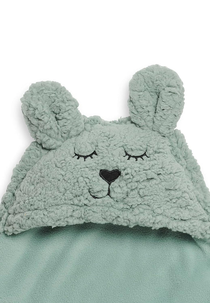 Jollein Puckdecke Bunny 100x105cm - Ash Green, Green