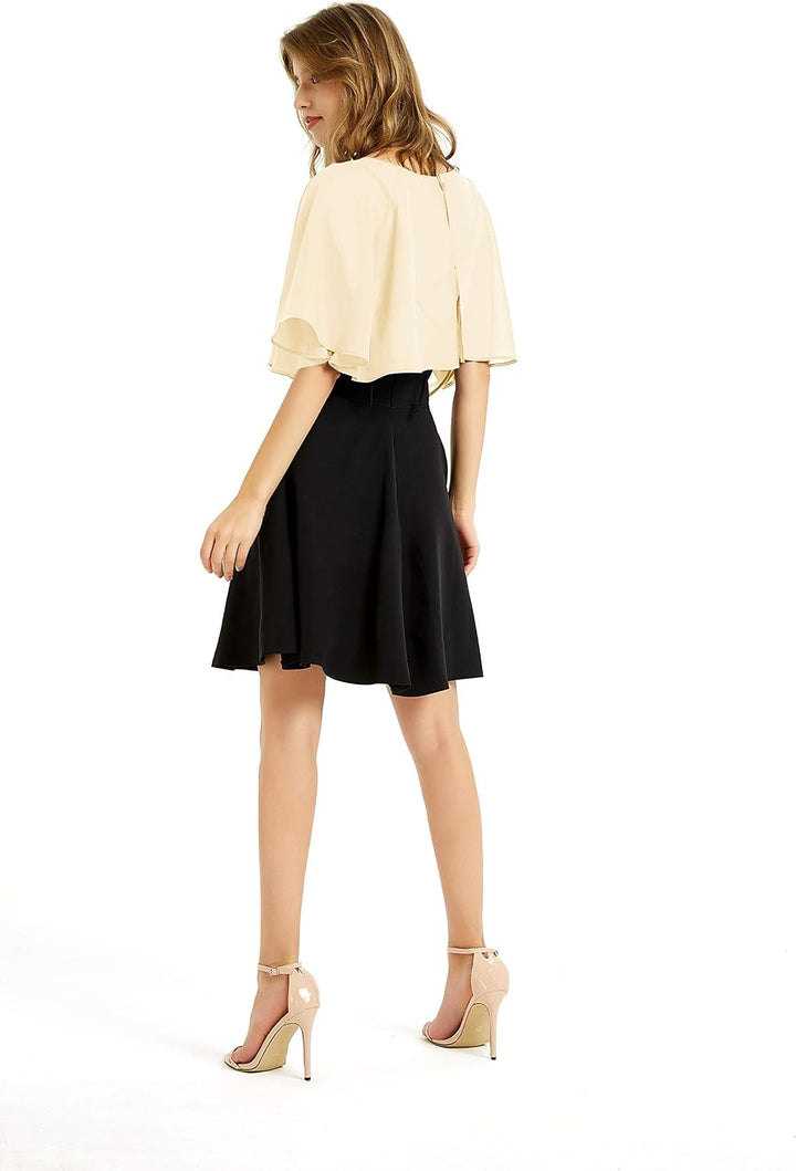 BUCUXE Weicher Chiffon-Schal für Damen, für Abendkleid, Hochzeit, Umhang, Bolero, Überwurf Einheitsg