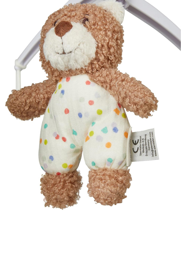 Sterntaler Mobile Familie Bär, Baby-Einschlafhilfe, Kinderzimmer Spielzeug, kleiner Bär, bunte Regen