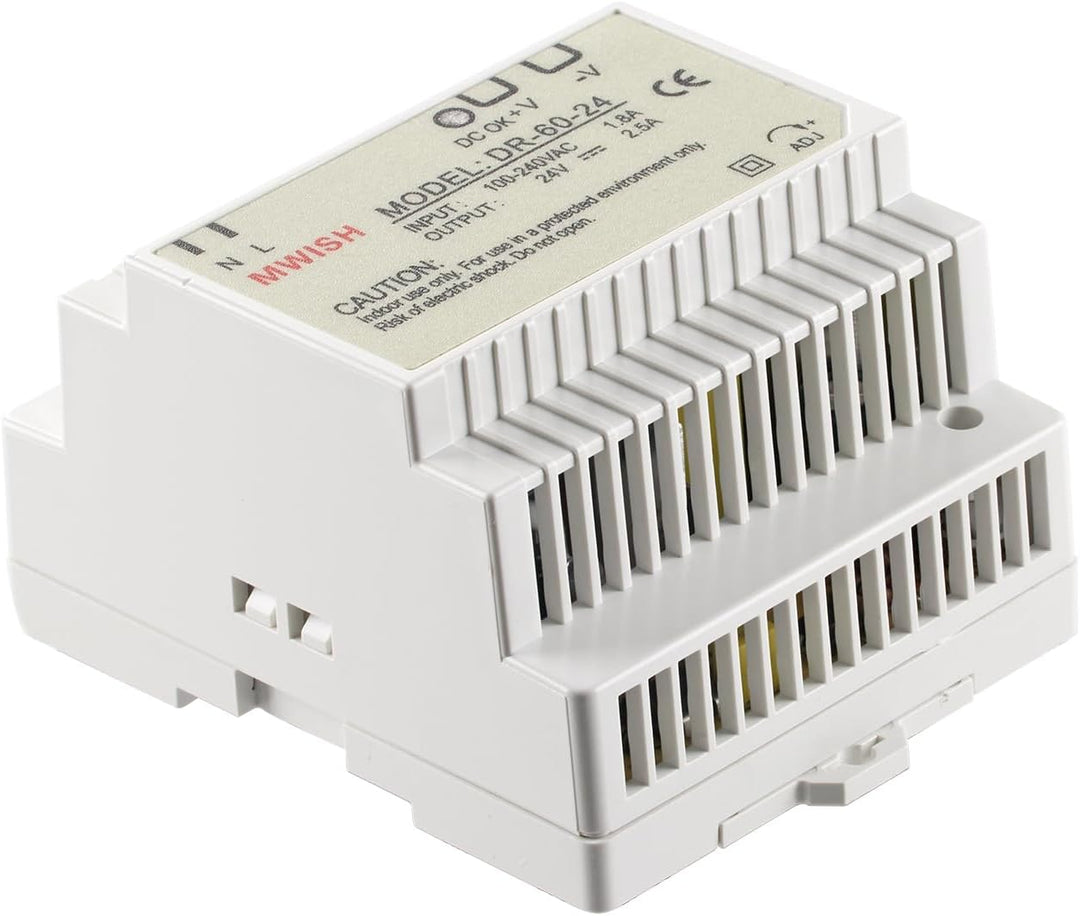 TMEZON DR-60-24 Transformator Netzteil Elektrisch DIN 100-240VAC / 1.8A 24V / 2.5A Netzteil Professi