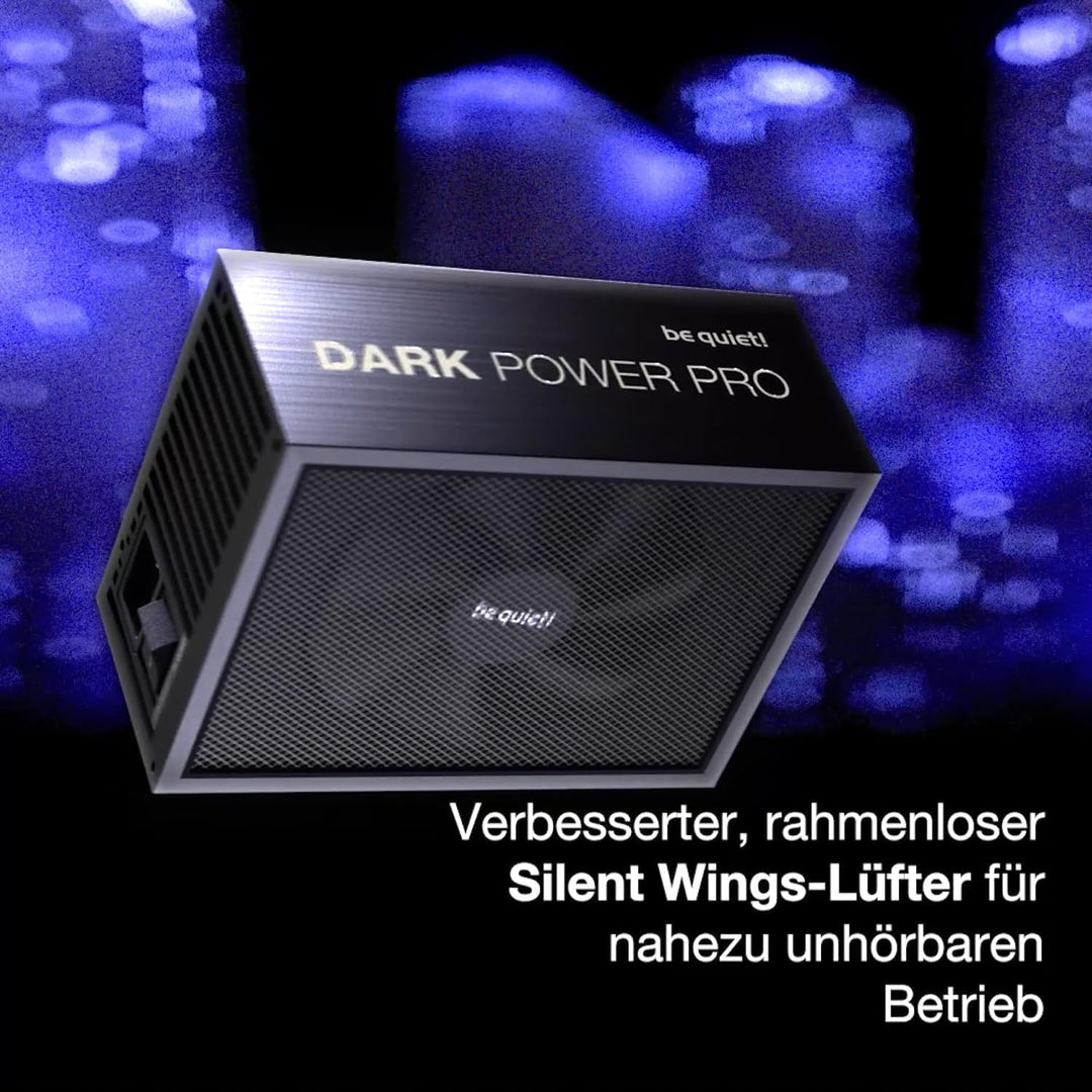 be quiet! Dark Power Pro 13 1600W, ATX 3.0, 80 PLUS® Titanium, Digital-Steuerung, nahe unhörbarer Si