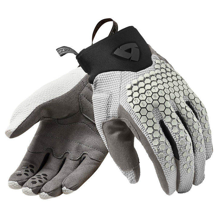 Revit Massif Motorradhandschuhe (Light Gray,M)