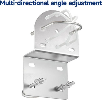 Bingfu Antennenmast-Montagehalterungen an der Wand, Mastklemme, rostfreies Hardware-Zubehör, Halteru