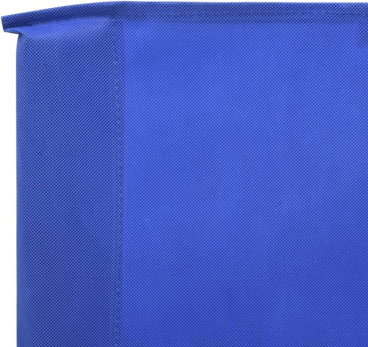9 Paneele Windschutz Stoff 1200x120cm Azurblau Camping Windschutz Blocker Windblocker Garten Strand