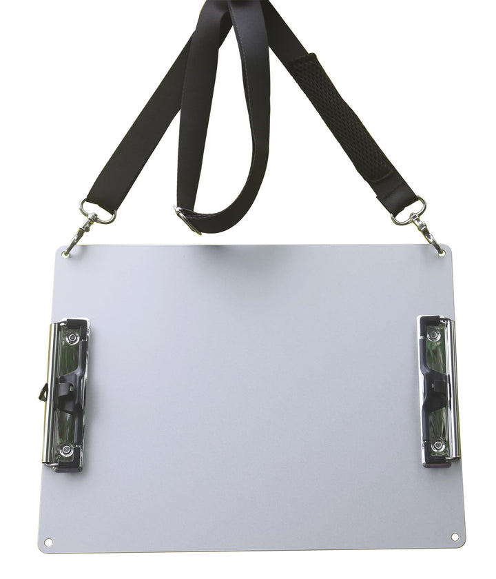Aluminium-Klemmbrett, A4-Grösse (24,1 x 32,4 cm), zwei Clip-Klemmbretter mit 160 cm verstellbarem Sc
