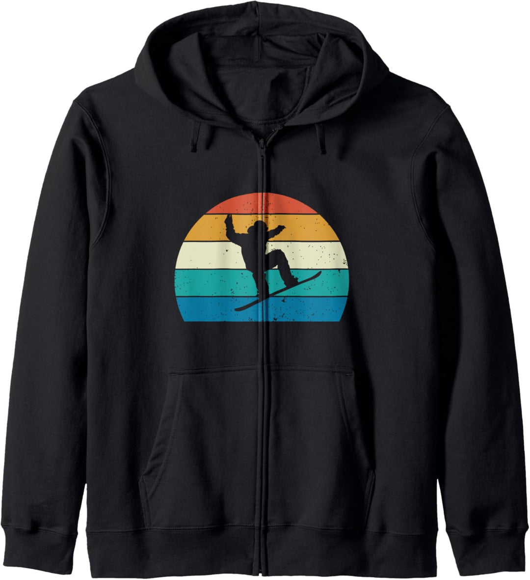 Snowboarden, Retro-Stil, Snowboard, Snowboarder Kapuzenjacke