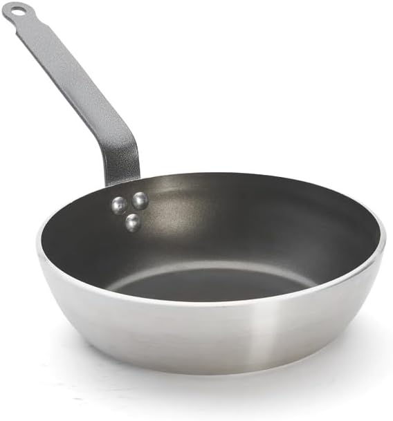 De Buyer Choc Stielkasserolle mit Antihaftbeschichtung, Durchmesser, H 7-8188.24, Antihaft-Aluminium