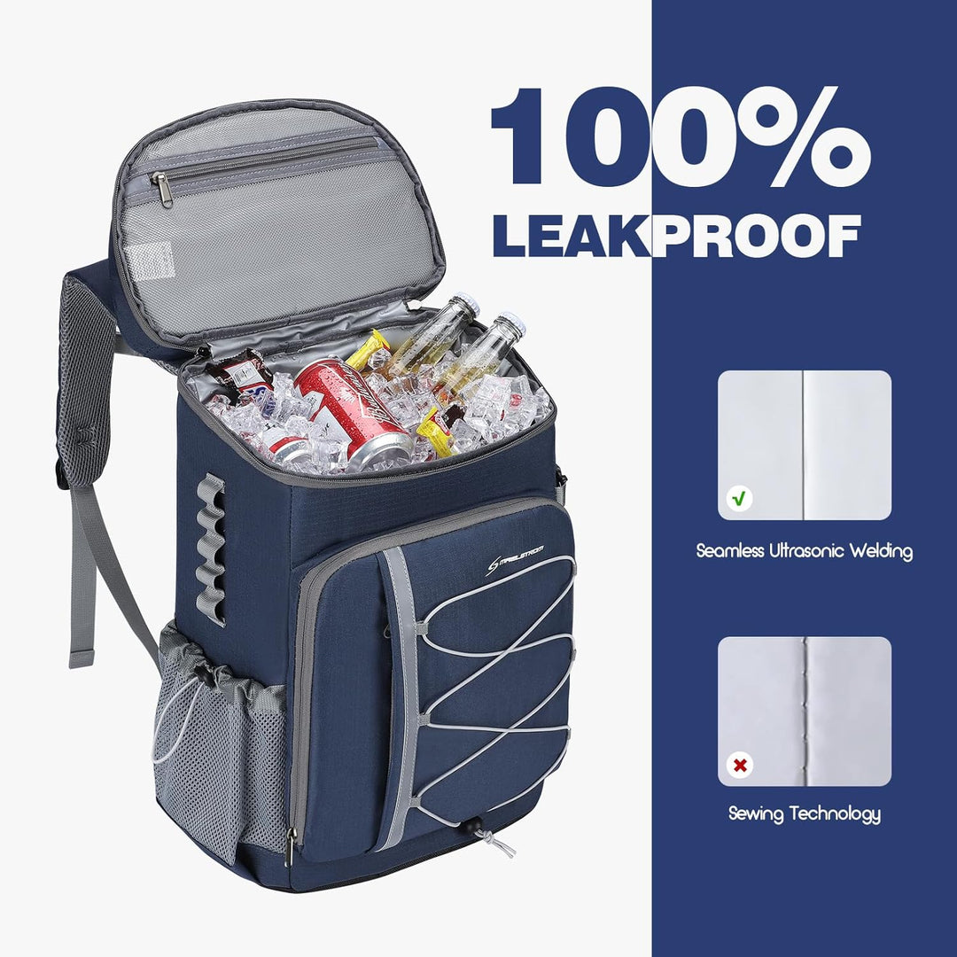 Maelstrom Kühlrucksack 35/50 Dosen, Isolierter Cooler Rucksack Auslaufsicher, Grosse Kühltasche Ruck