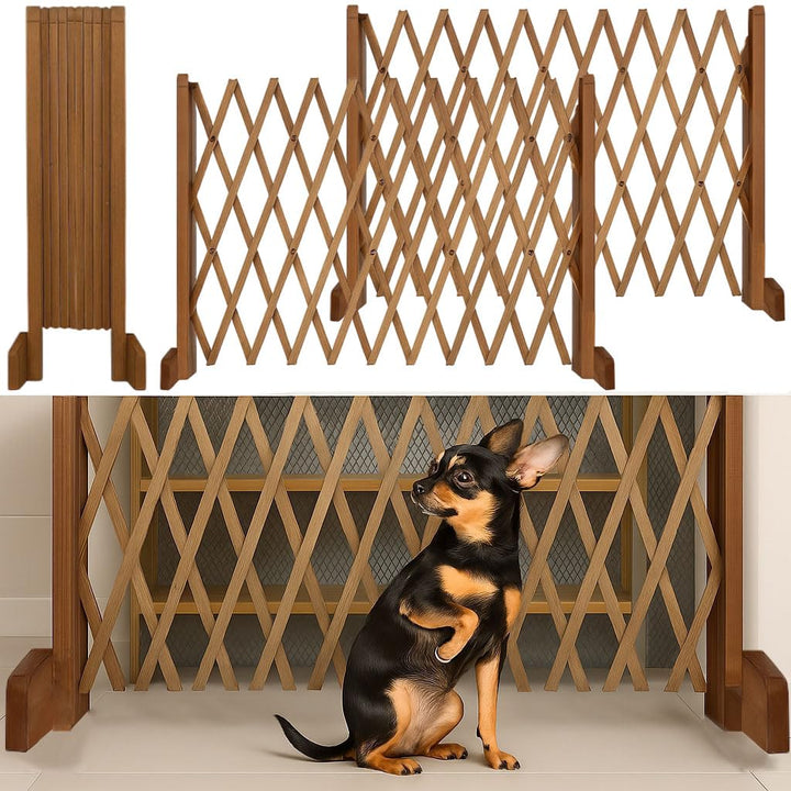 Treppenschutzgitter für Hunde - Absperrgitter Hund - Türschutzgitter - Hundeschutzgitter - Hundebarr
