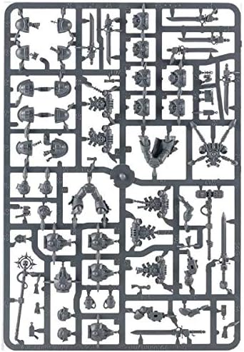Games Workshop 99120107013 40.000-Grey Warhammer Kunststoff-Set Grey Knights Strike Squad, grau, Med