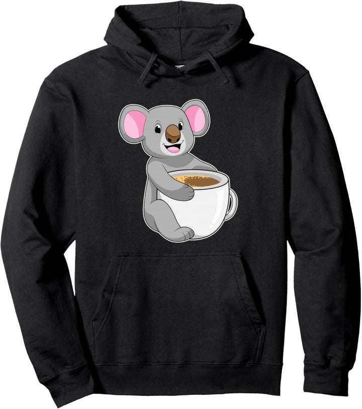 Koala Kaffee Tasse Pullover Hoodie