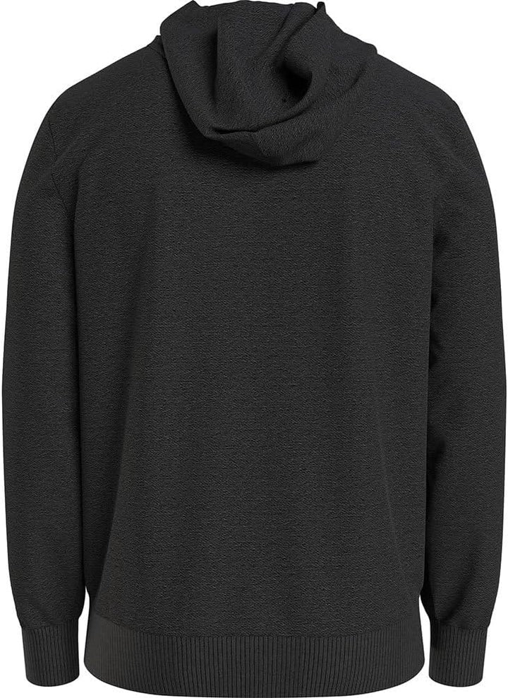 Calvin Klein Herren Heavyweight Sweatshirts M Schwarz (Black W/ Fuchsia Rose), M Schwarz (Black W/ F