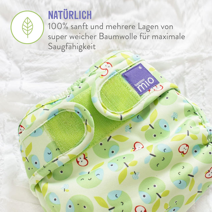 Bambino Mio, Mioduo Stoffwindel Komplett Set Weiss, Weiss