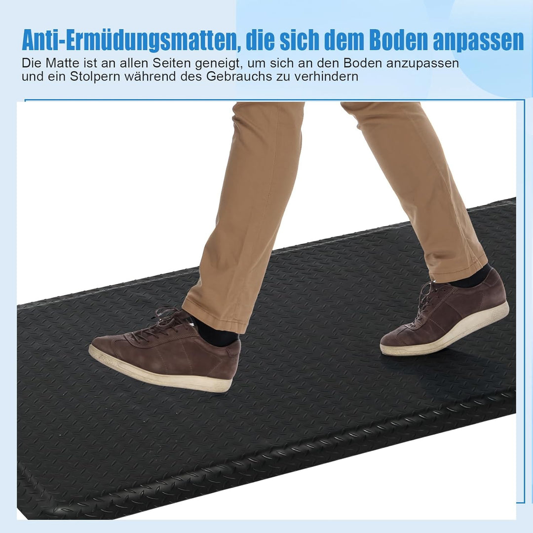 Anti Ermüdungsmatte für Steharbeitsplätze, Ergonomische Arbeitsplatzmatte Anti Fatigue Stehmatte, 92