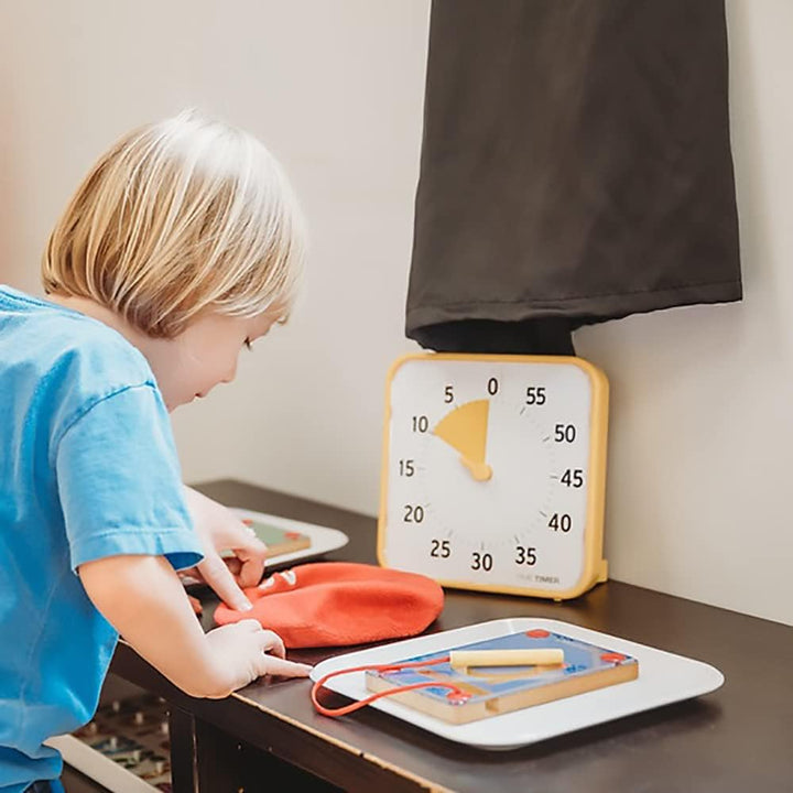 Time Timer Medium Klassenzimmer-Set–60 Min. Visueller Timer für Kinder mit Trocken Abwischbaren Akti