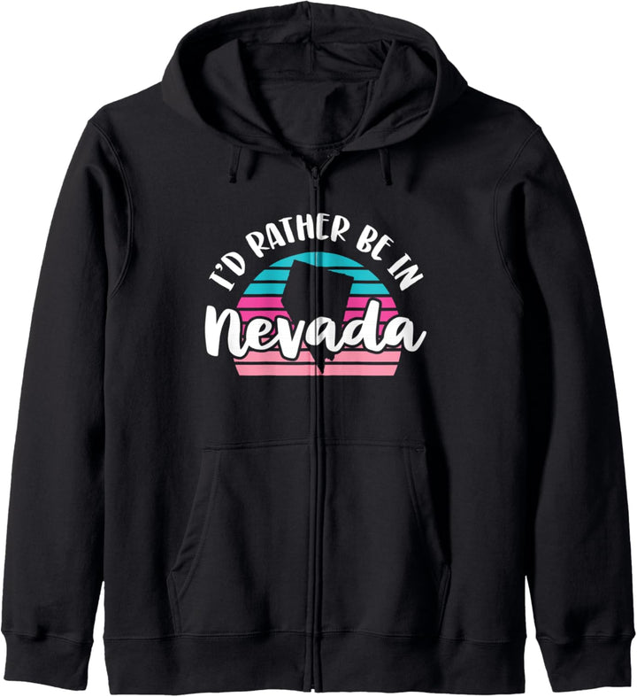 I'd Rather Be In Nevada Kapuzenjacke