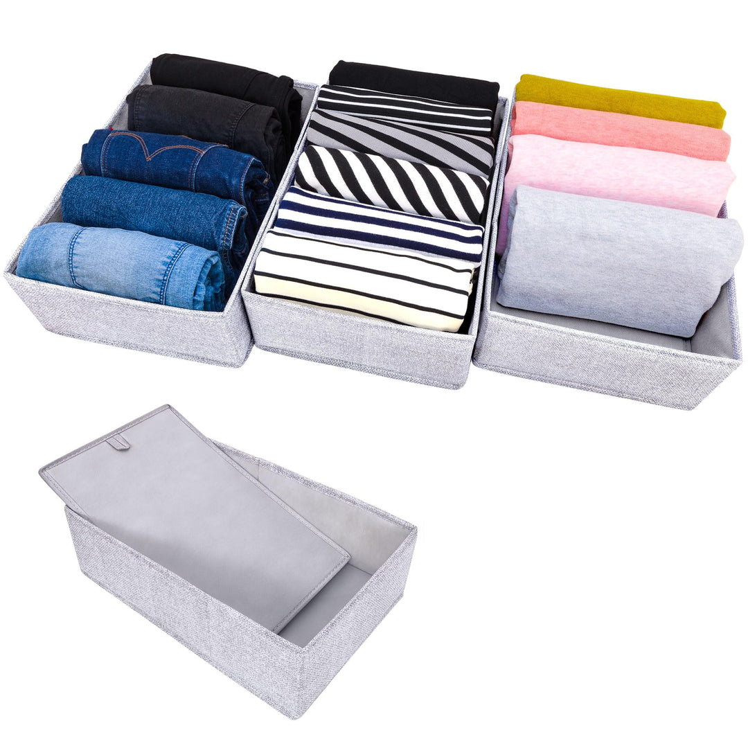 SIMPLE JOY® Schubladen Ordnungsystem Boxen für Ikea (NORDLI (3 Fächer)), NORDLI (3 Fächer)