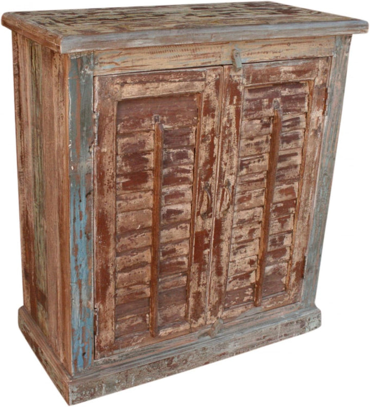 GURU SHOP Vintage Beistellschrank, Kommode, Nachttischschrank, Flurschrank - Modell 2, 78x75x39 cm n