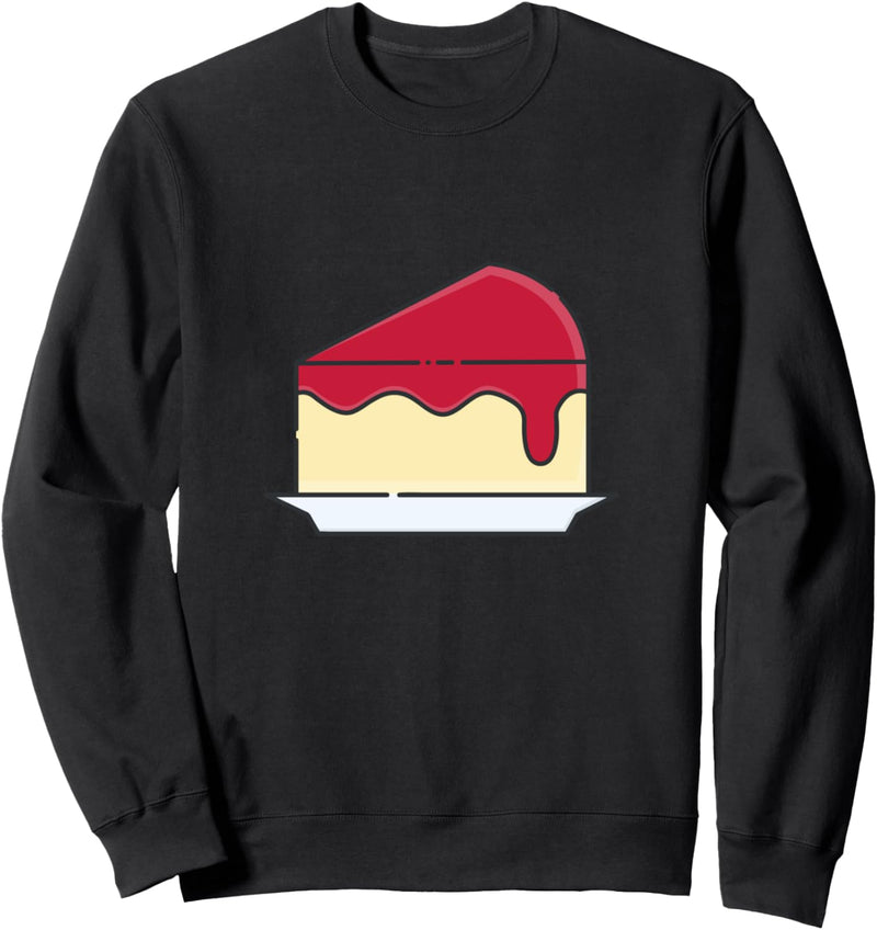 Himbeere Käsekuchen-Dessert Sweatshirt