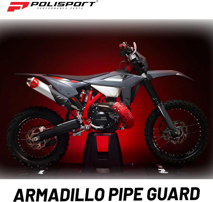 Polisport Armadillo - Krümmerschutz 2 Takt Blau, Blau