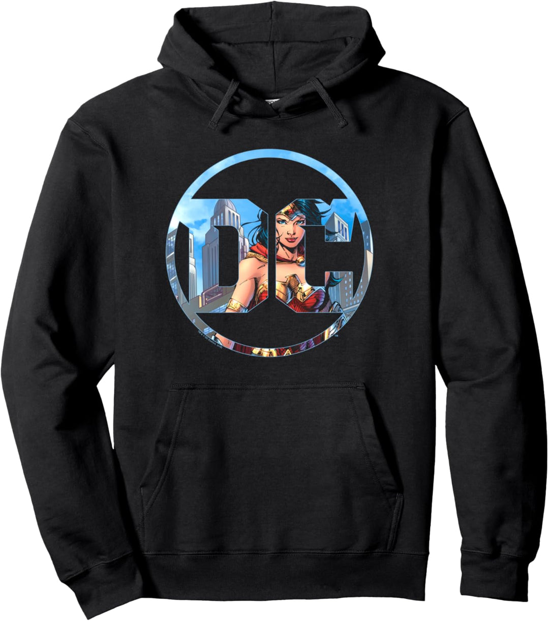 Wonder Woman DC Comics Logo Pullover Hoodie