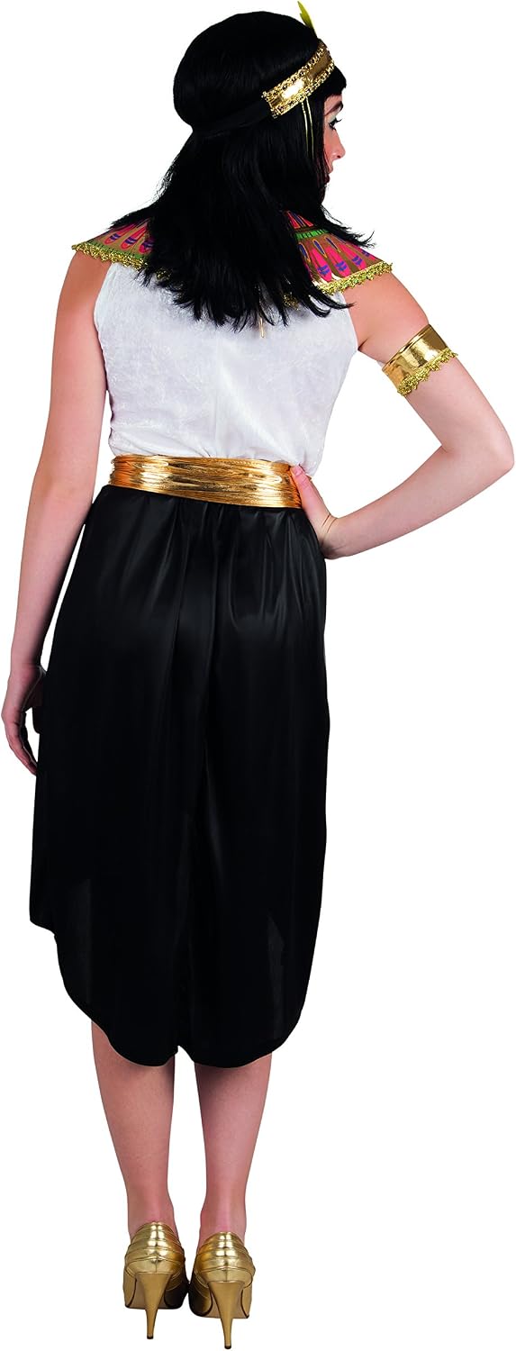Boland 83803 - Kostüm Nefertari, Haarband, Kragen, Kleid, Gürtel und Armband, Ägyptische Königin, Ka