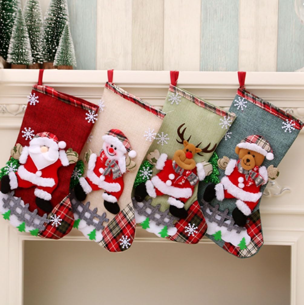 Weihnachtsstrumpf Nikolausstrumpf Set Nikolausstiefel Socken Weihnachtsstrumpf Geschenktüte Weihnach