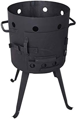 Utschak, H: 55 cm, Durchmesser: 29 cm, für 4,5L Kasan/Feldküche, Gulaschkessel Feuerkessel Kessel Ou