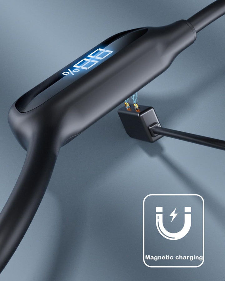 fesoklaf Knochenschall Kopfhörer, 32GB Speicher, Schwimmen IPX8, MP3 Sport, Kabellos Bluetooth 5.3,