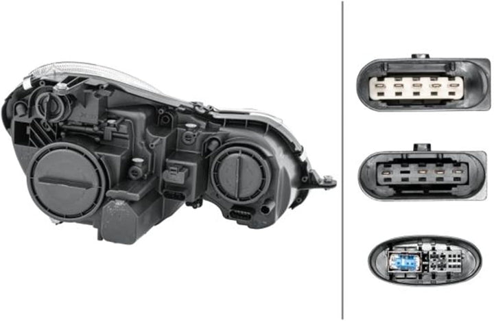 HELLA 1EL 009 260-551 Bi-Xenon/Halogen-Hauptscheinwerfer - links - für u.a. Mercedes-Benz E-Class (W