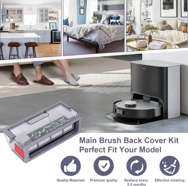 Sgizoku T8 Ersatz-Staubbehälter kompatibel mit Deebot OZMO 920 950 T8 Fliter Box, Fliter Box