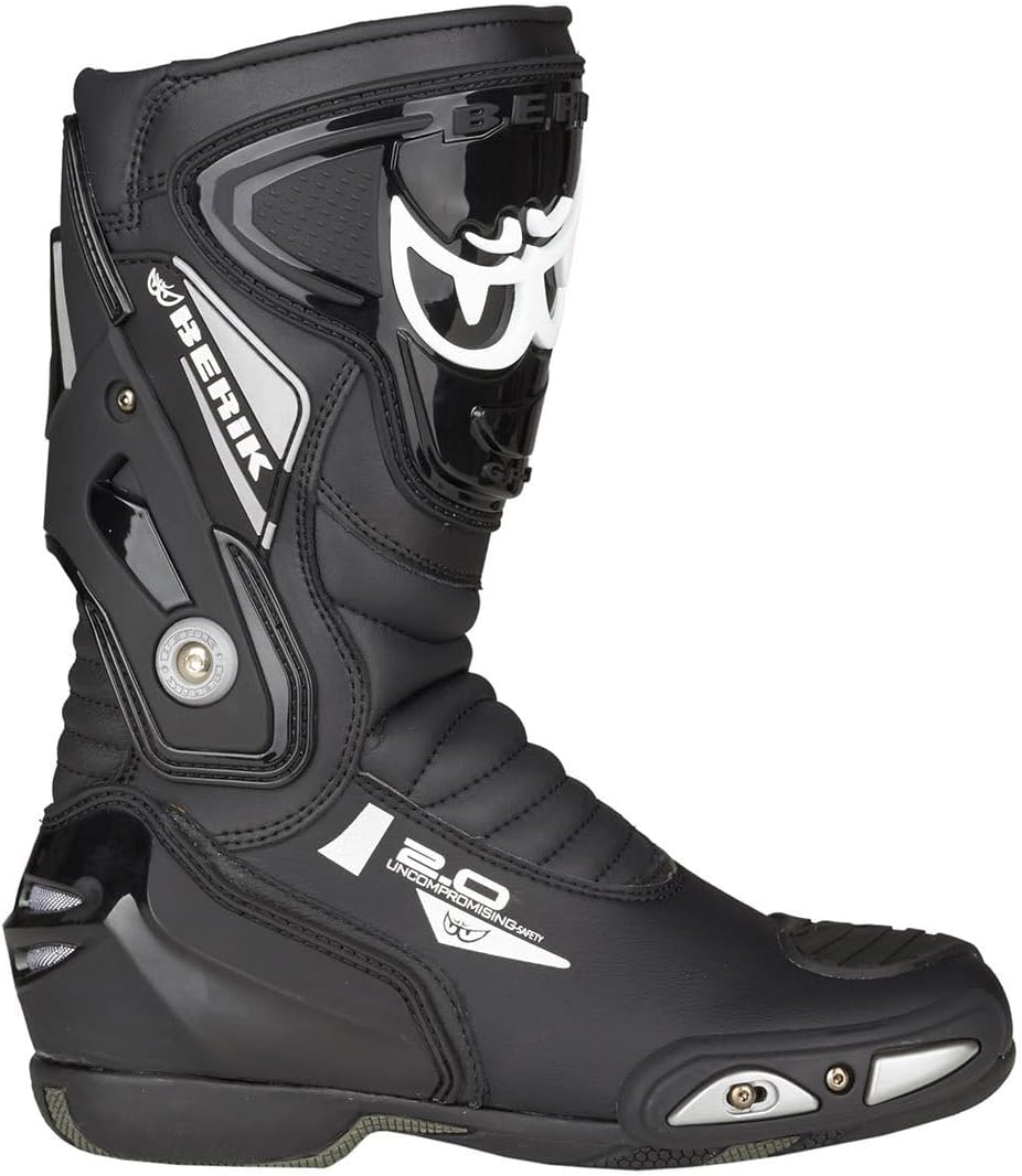 Berik Shaft 2.0 Motorradstiefel, schwarz, 41 41 EU Schwarz, 41 EU Schwarz