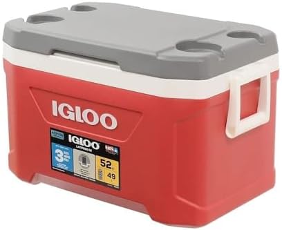IGLOO Outdoor Latitude 52 Kühlbox 49 Liter Rot, 49 Liter Rot