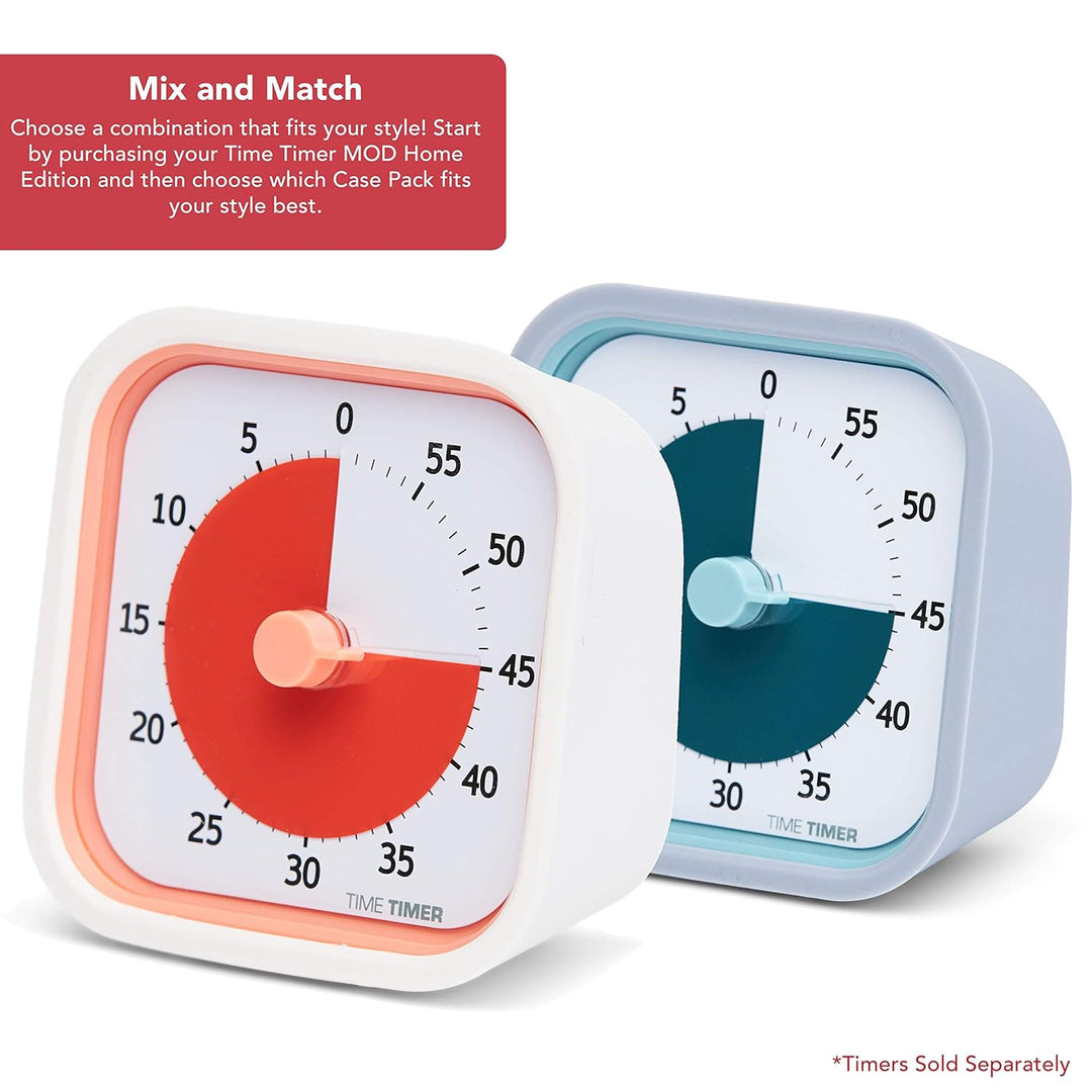 Time Timer Home MOD - 60 Minuten Visueller Timer Home Edition für Kinder & Gehäuse für Time Timer Ho