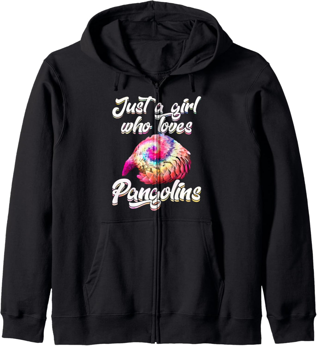 Pangolin Hippie Tie Dye Colorful Rainbow Design Gift Kapuzenjacke