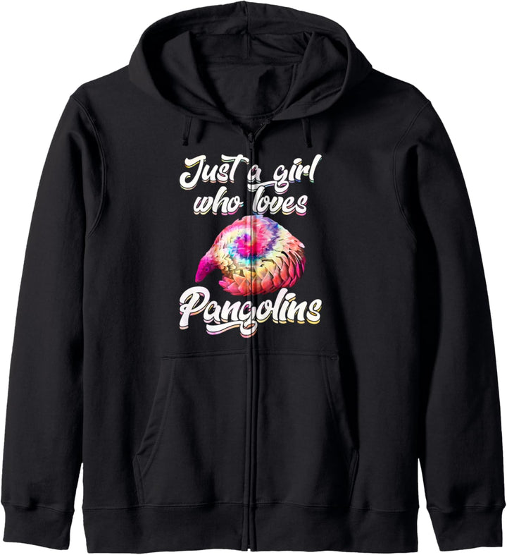 Pangolin Hippie Tie Dye Colorful Rainbow Design Gift Kapuzenjacke