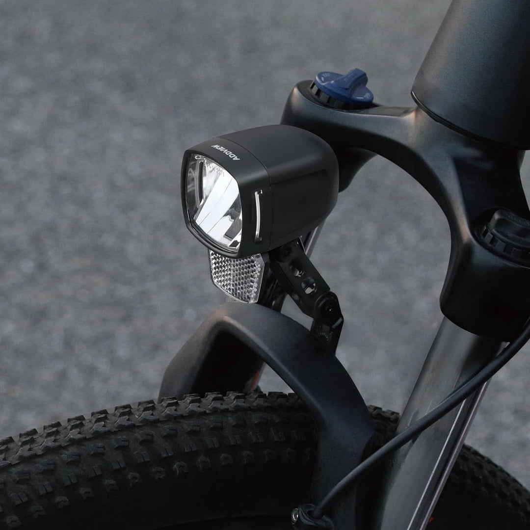 E-Bike Frontlicht 170 Lux Hammer E170 – LED Fahrradlampe, StVZO & ECE zugelassen, Aluminium/ABS Gehä