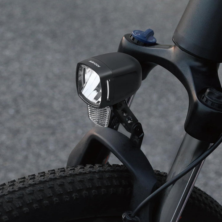E-Bike Frontlicht 170 Lux Hammer E170 – LED Fahrradlampe, StVZO & ECE zugelassen, Aluminium/ABS Gehä