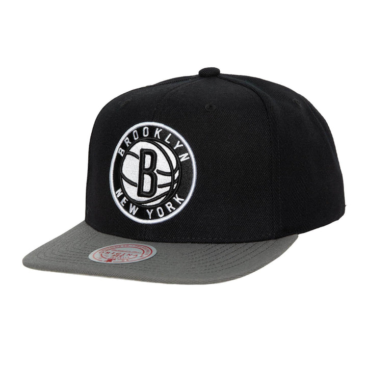 Mitchell & Ness Snapback Cap NBA Wool 2 Tone Brooklyn Nets Black/Grey