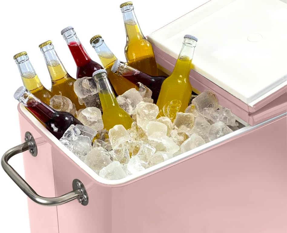 Kailua Cooler - Kühlbox, Kühlwagen, Getränkekühler Pink, Pink