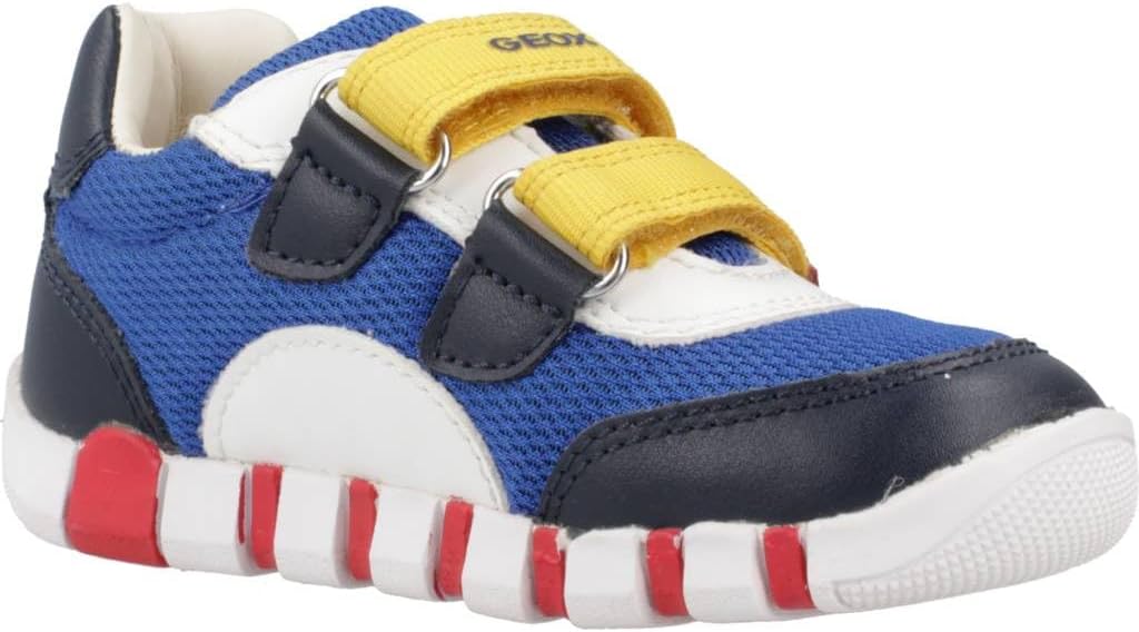 Geox Jungen B Iupidoo Boy First Walker Shoe 24 EU Royal Navy, 24 EU Royal Navy