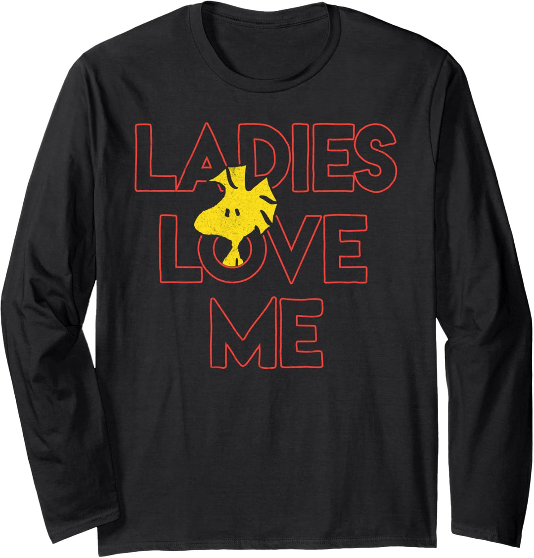 Peanuts Valentine Frauen Lieben Mich Langarmshirt