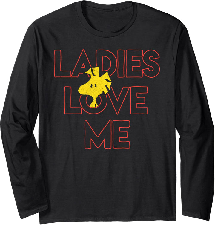 Peanuts Valentine Frauen Lieben Mich Langarmshirt