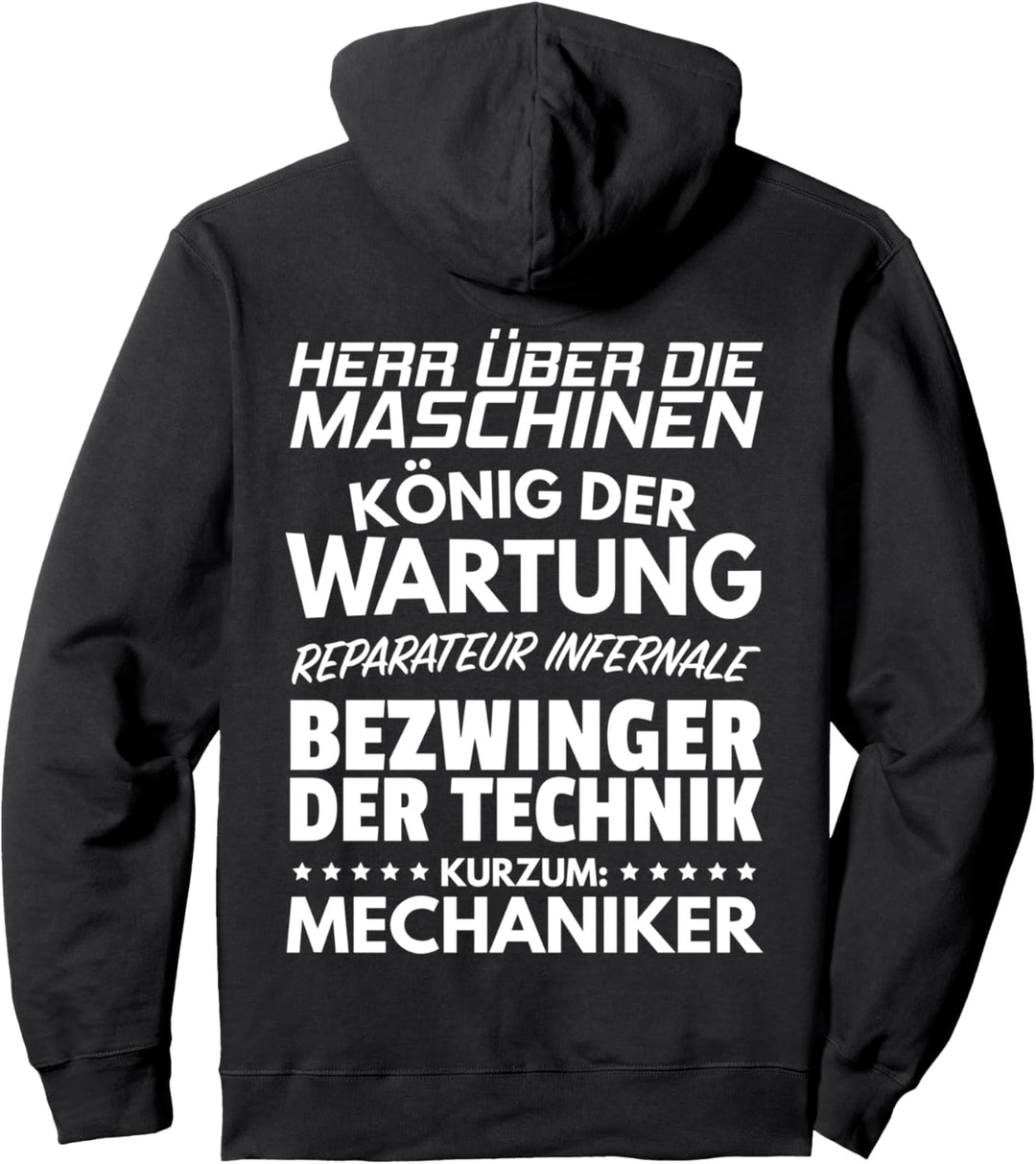 Schrauber Bezwinger Der Technik Mechaniker Pullover Hoodie