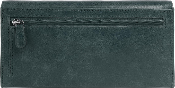 bruno banani Geldbörse Echt Leder Damen | Rindleder Geldbeutel, Brieftasche mit 19 Kartenfächern, He