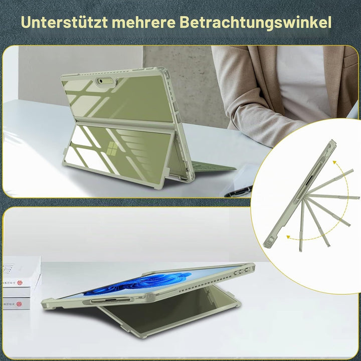 Fintie Hülle für Microsoft Surface Pro 9 / Pro 9 5G 13 Zoll 2022, Stossfeste Robuste Hartschalen Sch