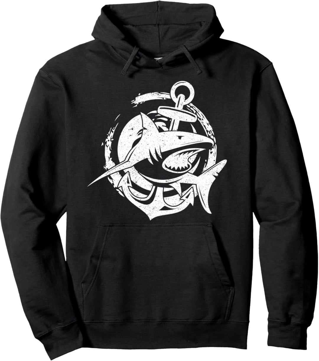 Hai Tauchen Anker Design Pullover Hoodie