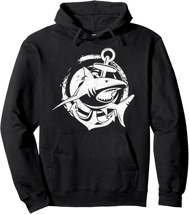 Hai Tauchen Anker Design Pullover Hoodie