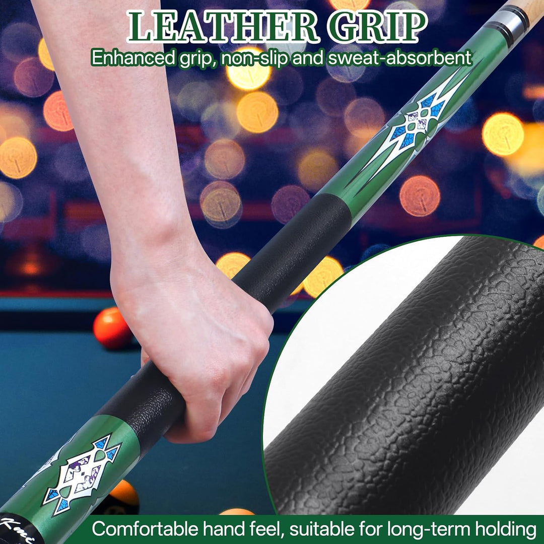 Kmise Billard-Stick-Set, 147 cm, Billard-Queue-Stick, Snooker-Spiel, Billard-Sticks für Männer, prof