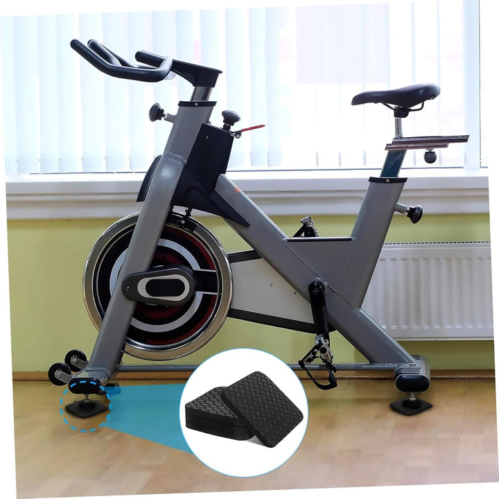 TOYANDONA 4 Stück Laufbandmatten Pu Material rutschfest Geräuschdämpfend Vibrationsdämpfend Training